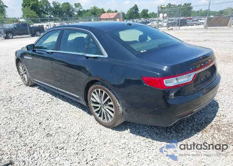 2017 Lincoln Continental Select z USA, uszkodzony, nr VIN 1LN6L9TK7H5611821